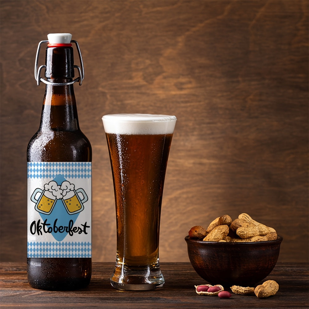 Oktoberfest Flaschenetiketten 3 Sets (je 24 Stück) – BierLabelSet Oktoberfest 2026