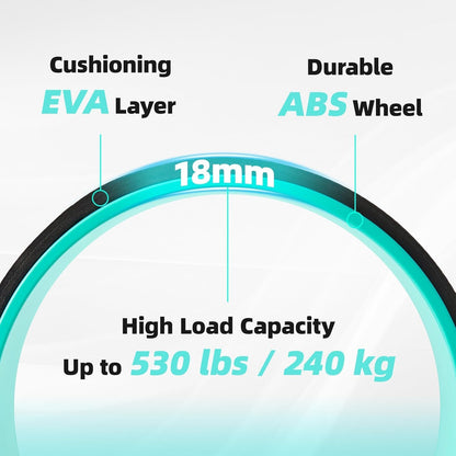 Back Roller Rad Set von 4 mit Yoga-Blöcken – Artheva