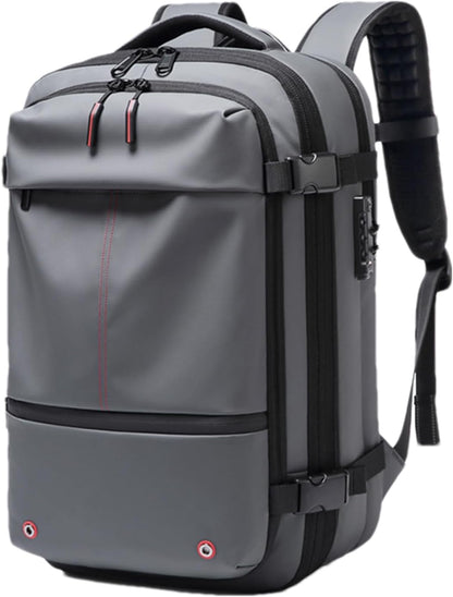 Luftstaubsauger-Rucksack – Erweiterbarer 60L wasserdichter Reisetasche mit Laptopfach – Trivora