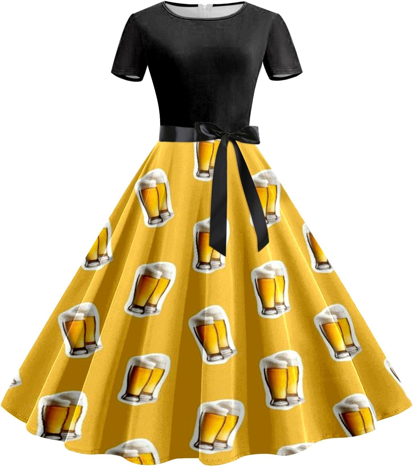 Bierkrug-Kleid mit Taillenband – Lena Oktoberfest 2026
