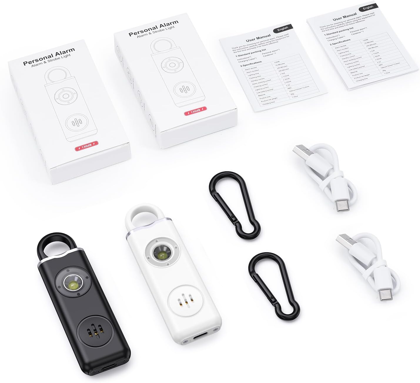 Persönlicher Alarm Schlüsselanhänger 1+1 GRATIS – Veyora