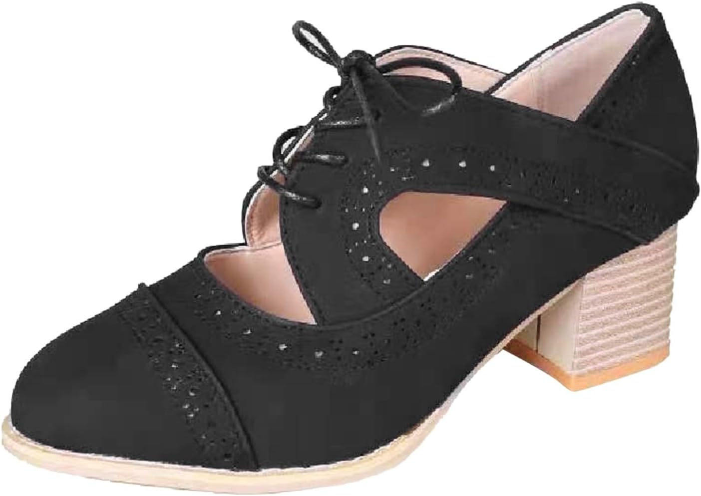 Wildlederoptik Dirndl-Schnürpumps – Katharina Oktoberfest 2026