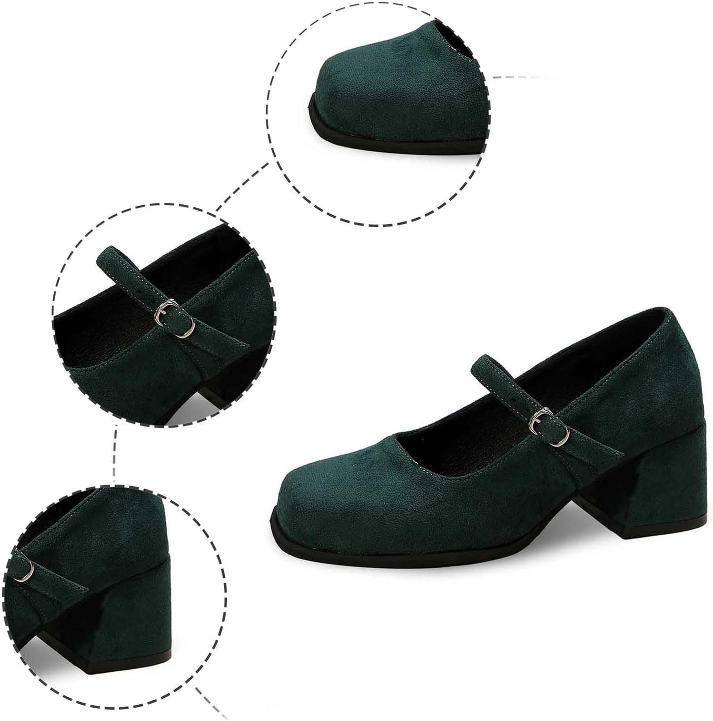 Wildleder Pumps mit Schnalle – Lena Oktoberfest 2026