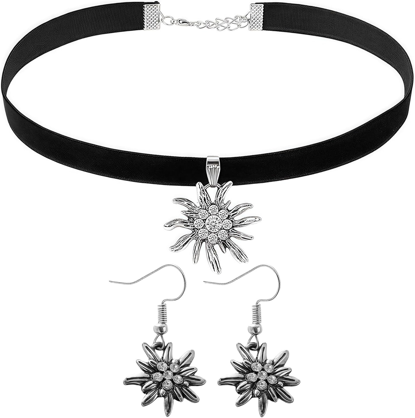 Damen Edelweiß Schmuckset – AlpenLiebe Oktoberfest 2026