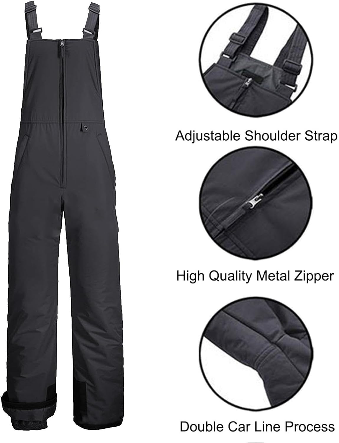 Wasserdichte isolierte Snowboard-Bibs – Arvion