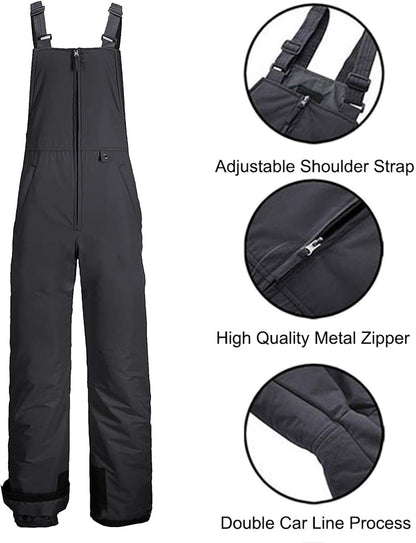 Wasserdichte isolierte Snowboard-Bibs – Arvion