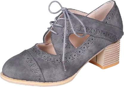 Wildlederoptik Dirndl-Schnürpumps – Katharina Oktoberfest 2026