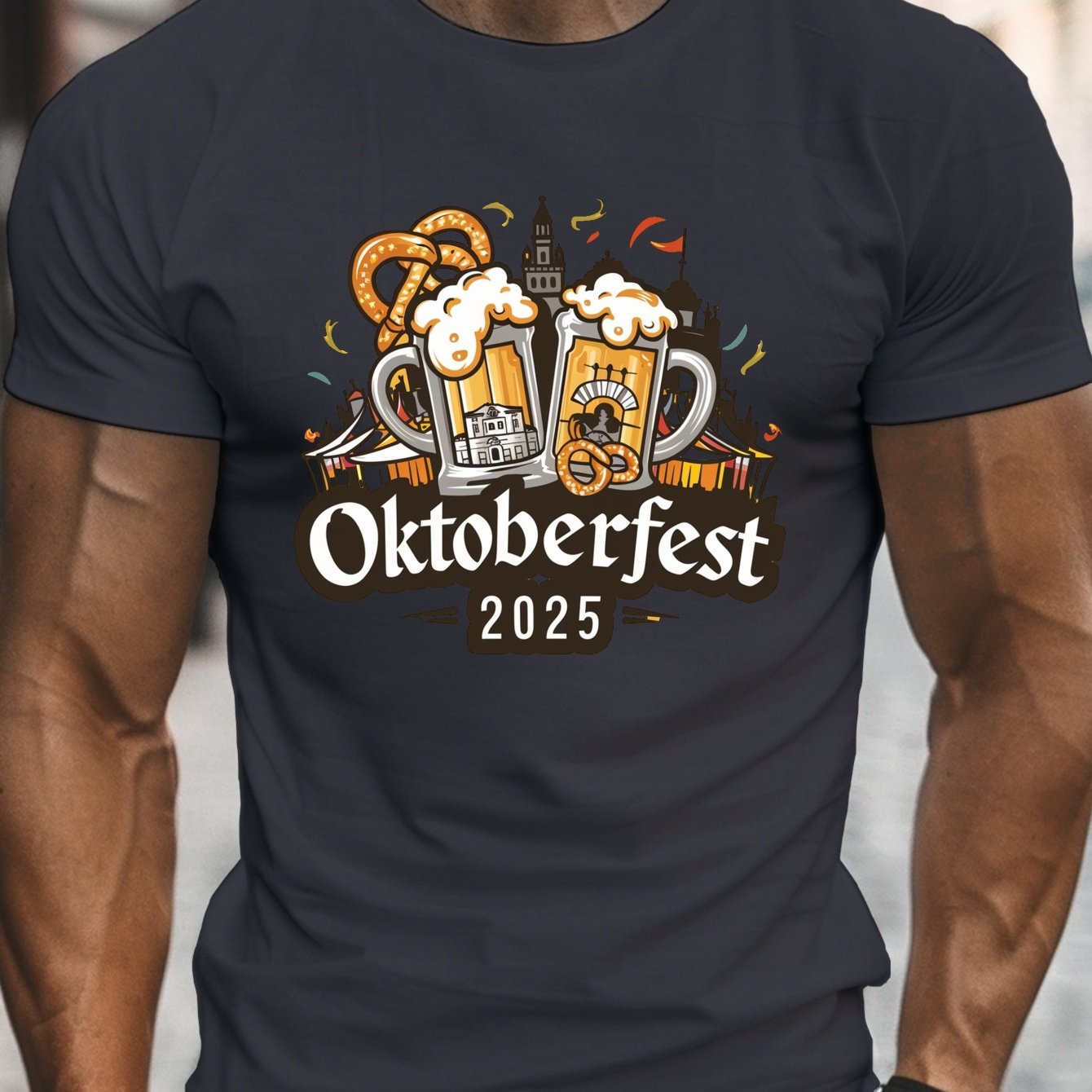 Herren Kurzarm T-Shirt – Hopfen Oktoberfest 2026