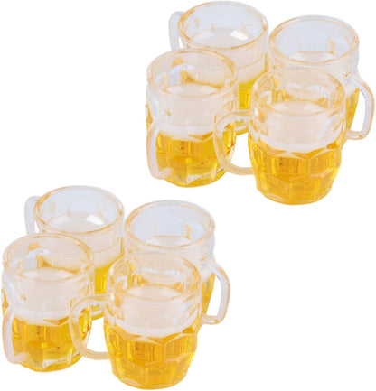 Mini Bierkrüge (12er-Set, Harz) – DekoProst Oktoberfest 2026