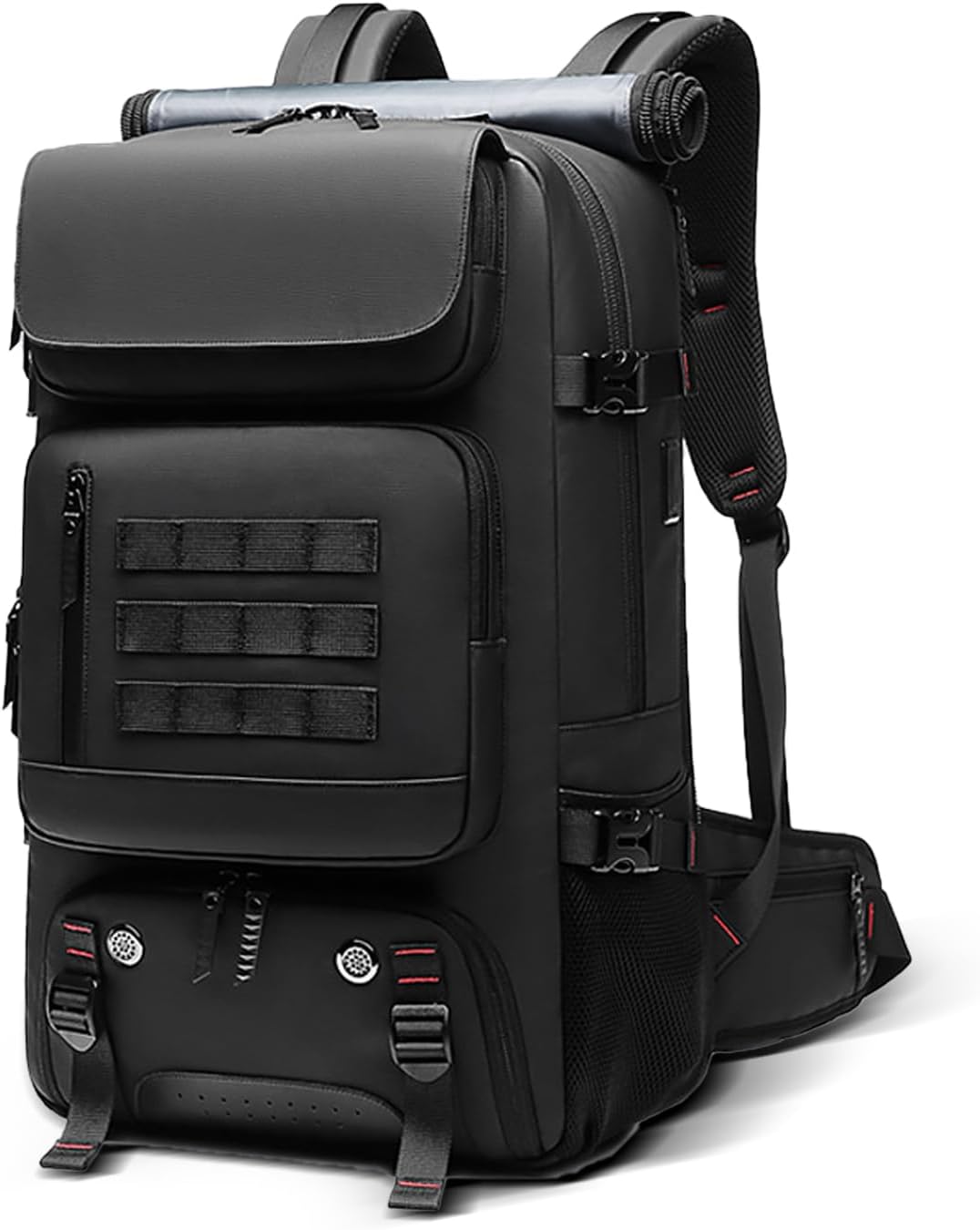 50L wasserdichter Reiserucksack mit Schuhfach und USB-Anschluss