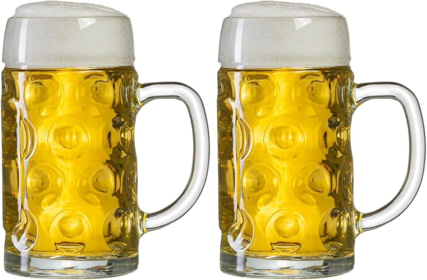 Bierkrug Glas (2er-Set, 500 ml) – MaßGaudi Oktoberfest 2026