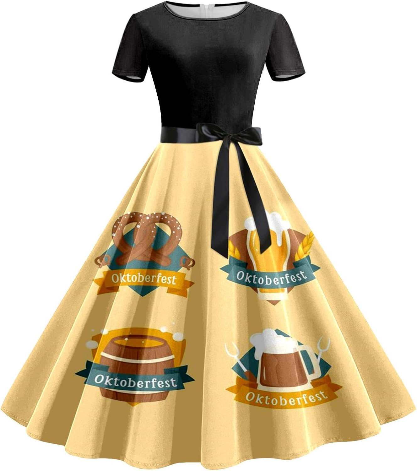 Bierkrug-Kleid mit Taillenband – Lena Oktoberfest 2026