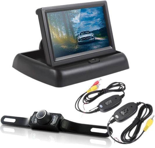 Drahtlose Parkplatzkamera mit 4,3" (10,9 cm) LCD-Monitor – ParkSafe