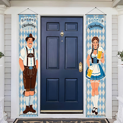 Oktoberfest Banner Set Polyester – WiesnWillkommen Oktoberfest 2026