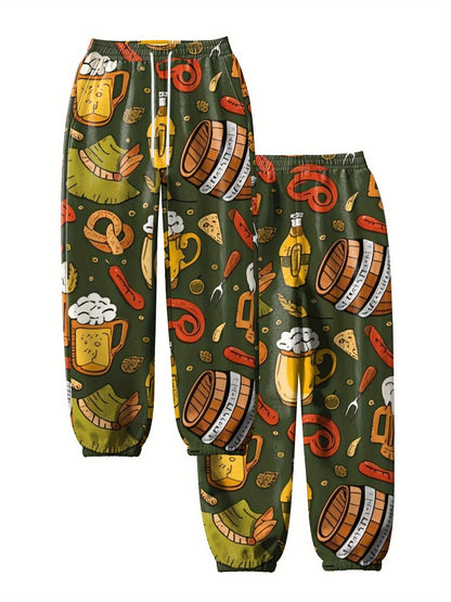 Damen Freizeit- & Partyhose mit All-Over-Print – Resi Oktoberfest 2026