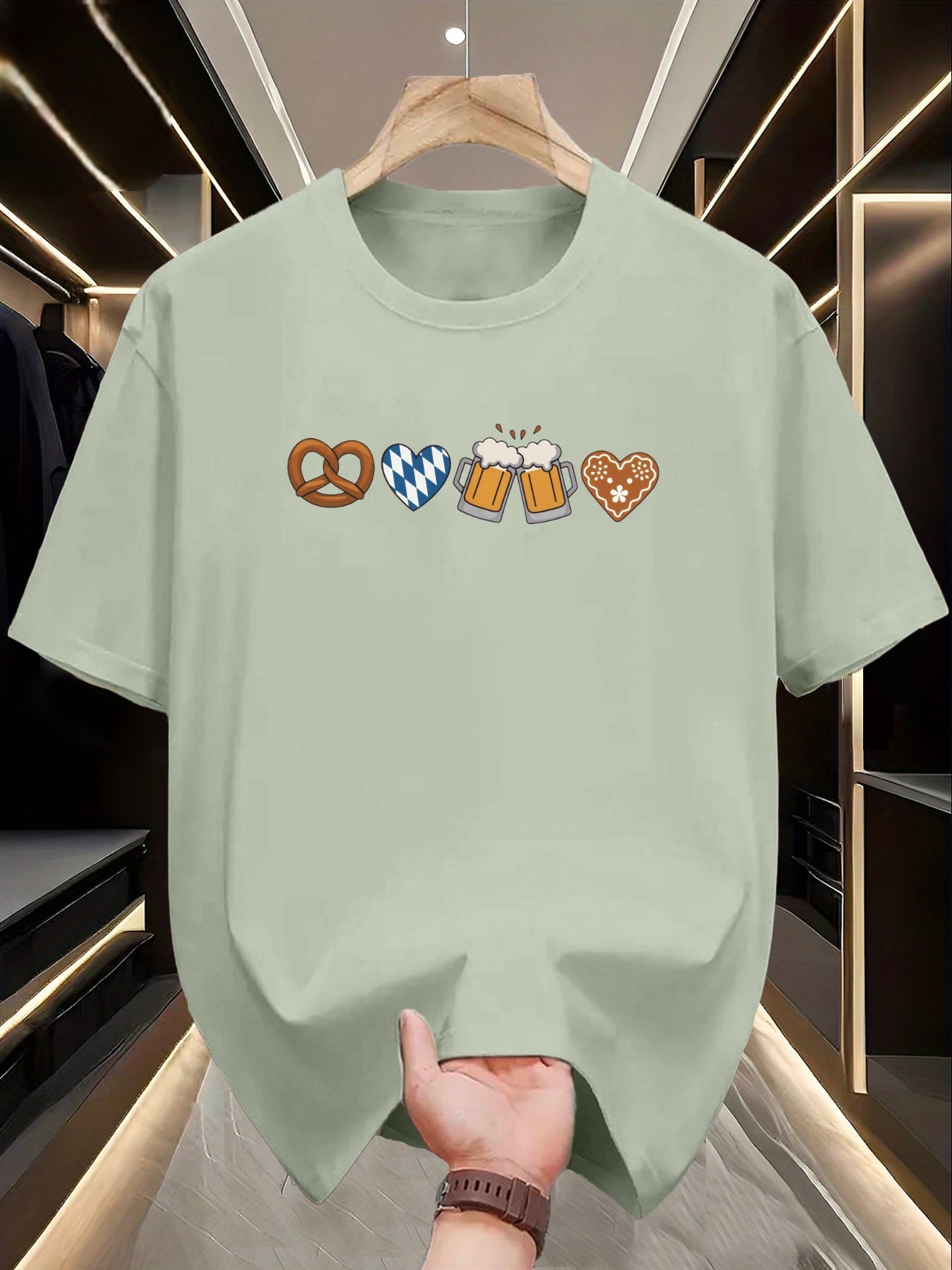 Herren Grafik T-Shirt aus 100% Baumwolle – Franz Oktoberfest 2026
