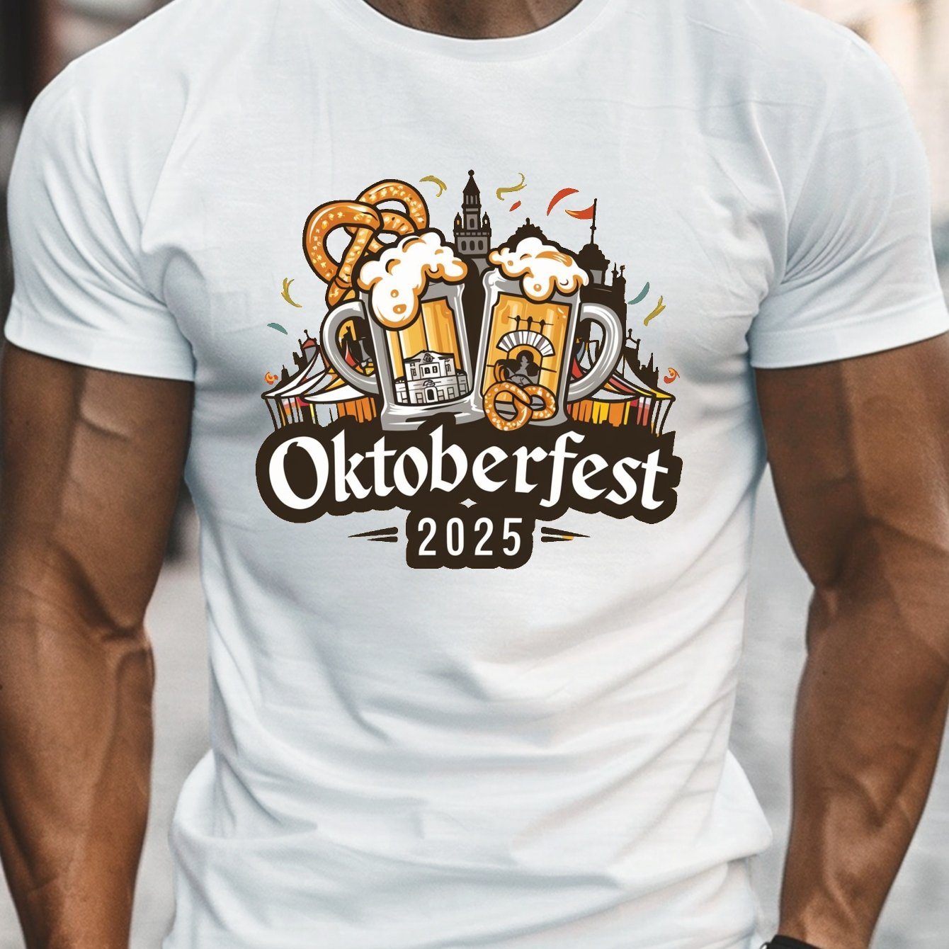 Herren Kurzarm T-Shirt – Hopfen Oktoberfest 2026