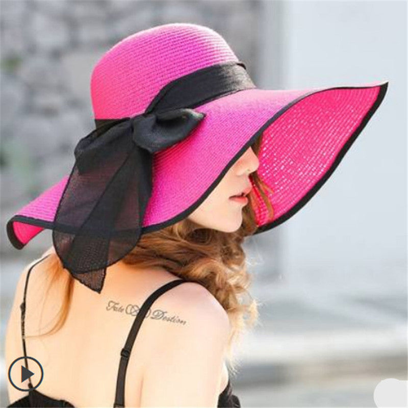 Leichter Damen-Sommerhut mit breiter Krempe und stilvollem Design – Vivian