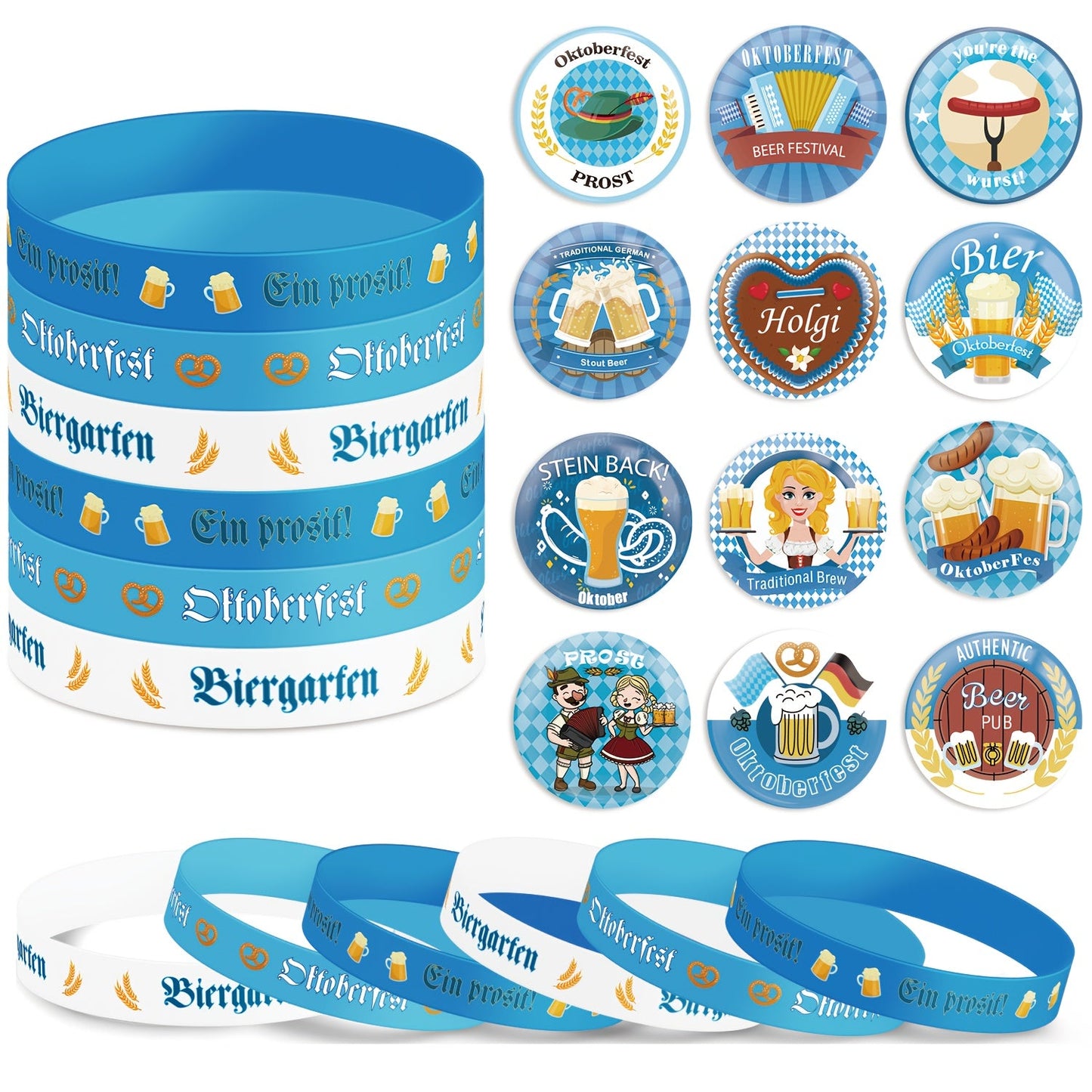 Oktoberfest Accessoires Set – BierSpaßSet Oktoberfest 2026
