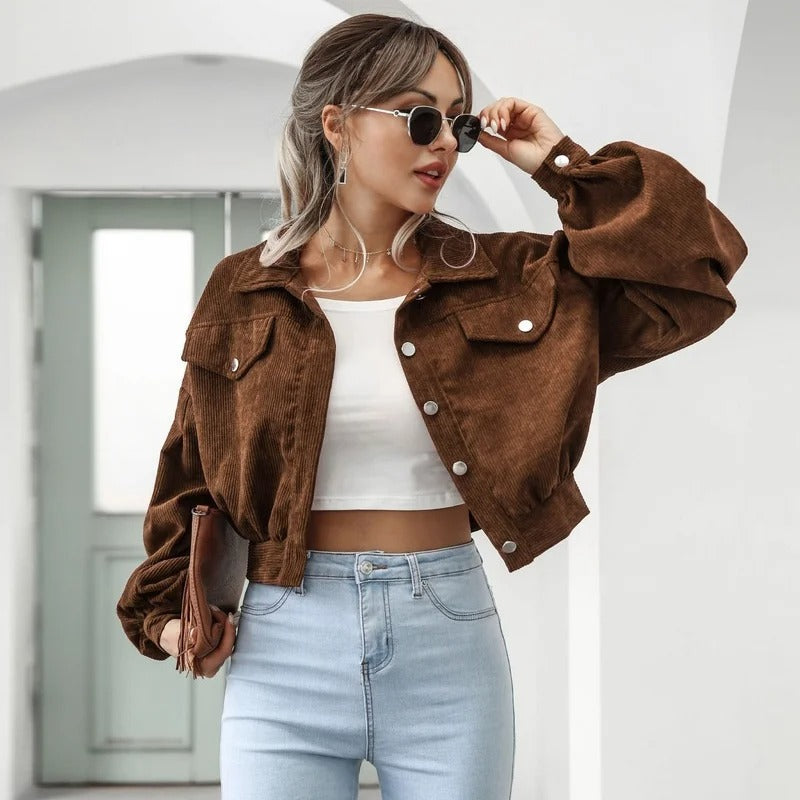 Herbstliches Jeansjäckchen mit Stil – Amira