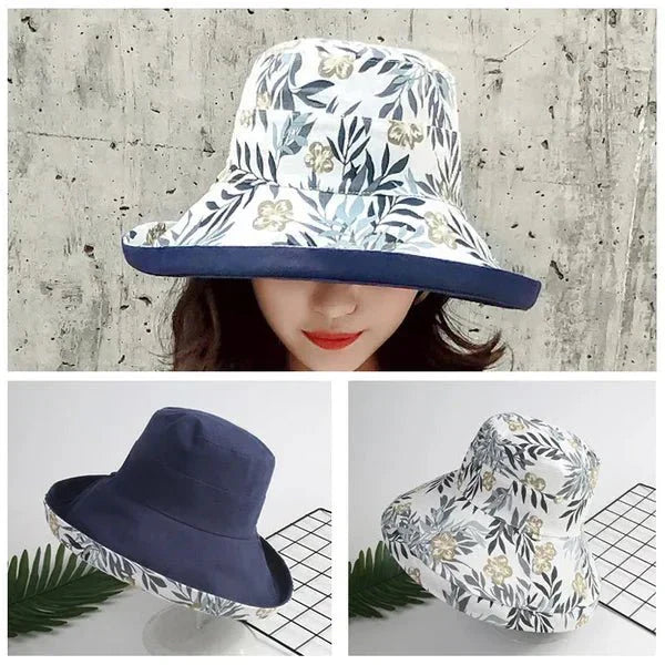Damen Sonnenhut mit breiter Krempe – Emilia