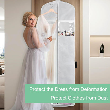 Brautkleid-Aufbewahrungsset in voller Länge – Staubdichte Brautkleid-Hülle (2 zum Preis von 1)