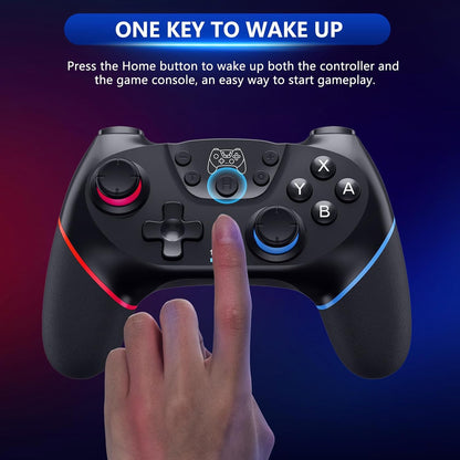 Wireless Switch Controller mit Hall-Effekt Joysticks und Turbo-Funktion – Nexora