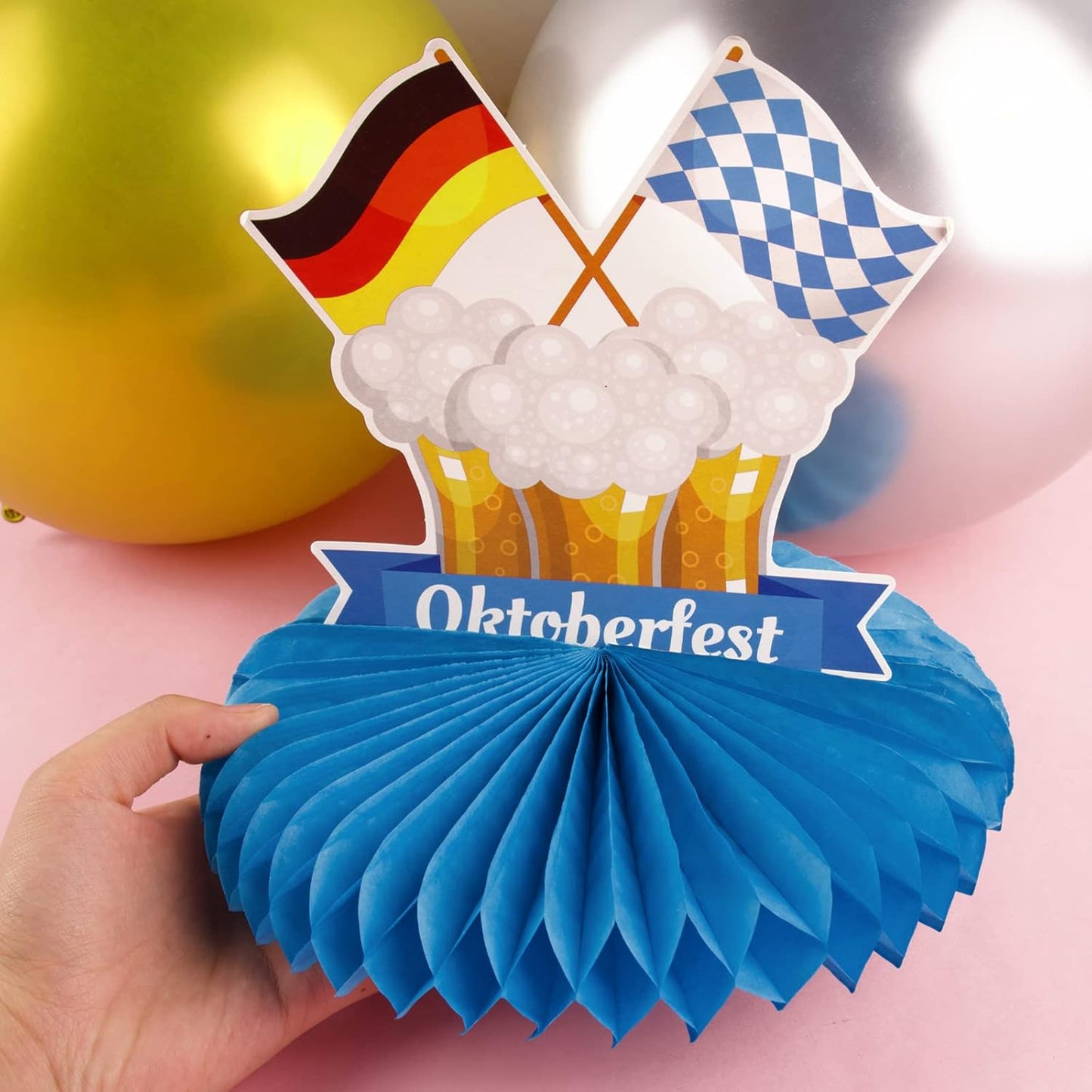 Waben-Tischdeko im 3er-Set – FestFreude Oktoberfest 2026