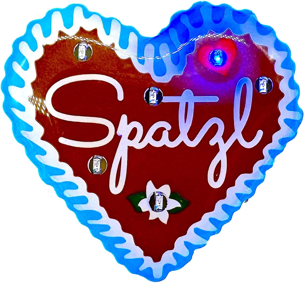 LED Lebkuchenherz Pins (4er-Set) – HerzGaudi Oktoberfest 2026