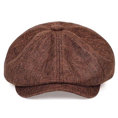 Herbstliche Retro-Herrenkappe – Alfie