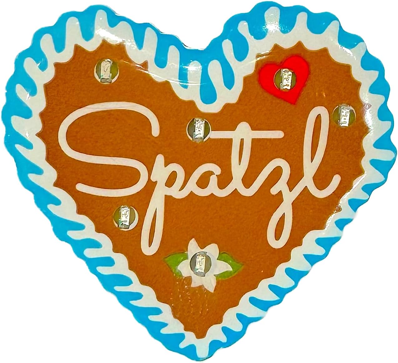 LED Lebkuchenherz Pins (4er-Set) – HerzGaudi Oktoberfest 2026