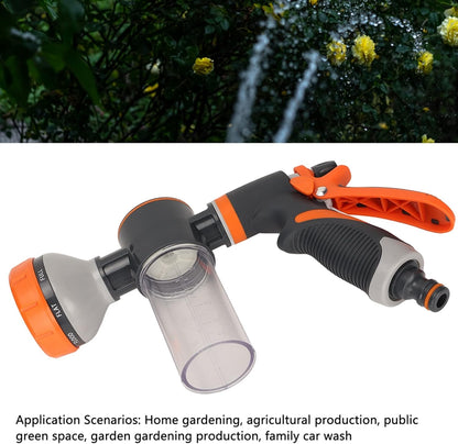 Gartenbewässerung Schaum-Sprühgerät 8 Modi Hochdruck-Handdusche