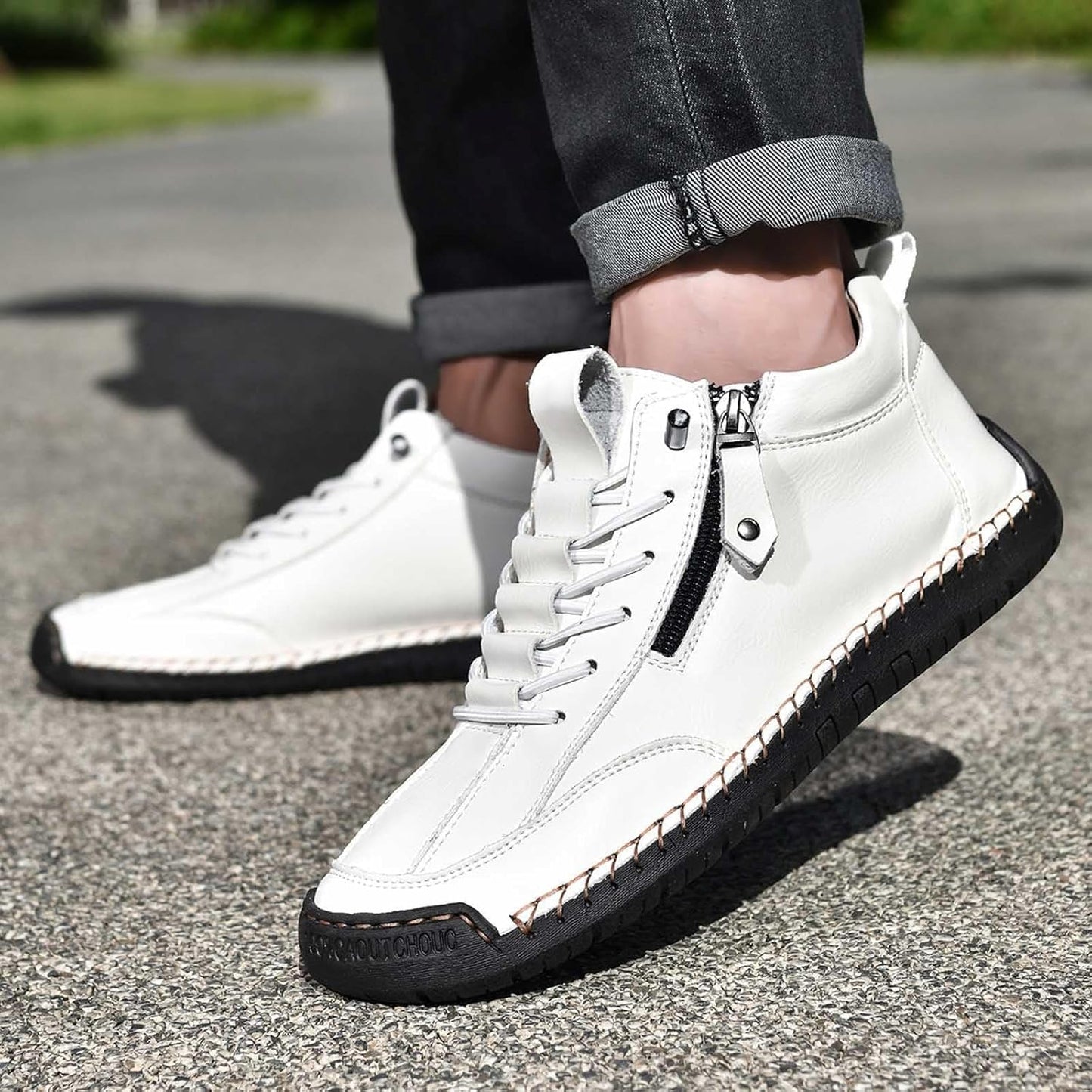 Leder Mid-Top Sneakerboots – Andreas Oktoberfest 2026
