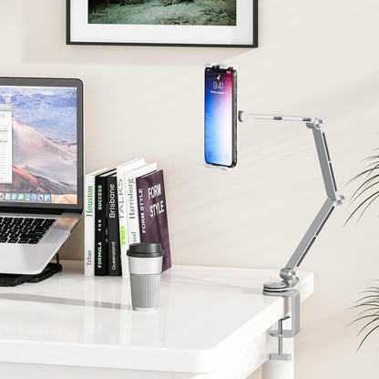 Verstellbarer Aluminium-Tablet-Ständer mit 360°-Drehung – Movaro
