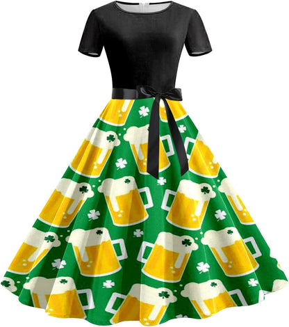 Bierkrug-Kleid mit Taillenband – Lena Oktoberfest 2026
