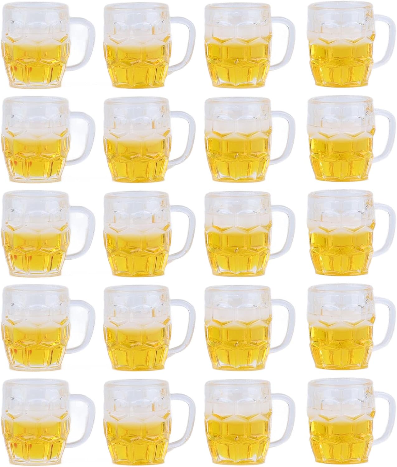 Mini Bierkrüge (12er-Set, Harz) – DekoProst Oktoberfest 2026