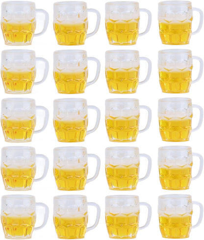 Mini Bierkrüge (12er-Set, Harz) – DekoProst Oktoberfest 2026