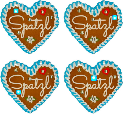 LED Lebkuchenherz Pins (4er-Set) – HerzGaudi Oktoberfest 2026