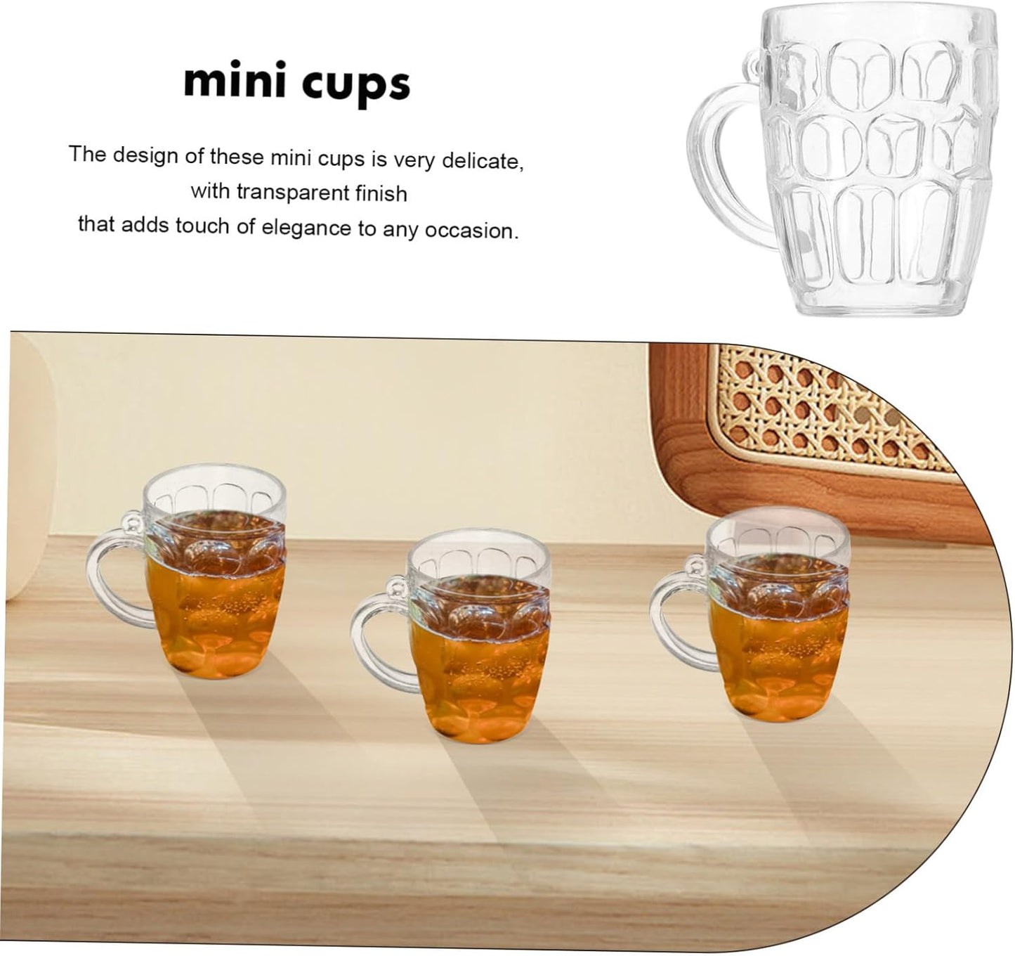Mini Bierkrüge (50er-Set, Kunststoff) – MiniProst Oktoberfest 2026