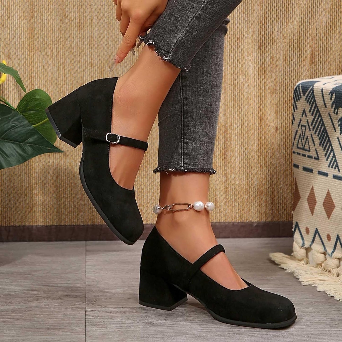 Wildleder Pumps mit Schnalle – Lena Oktoberfest 2026