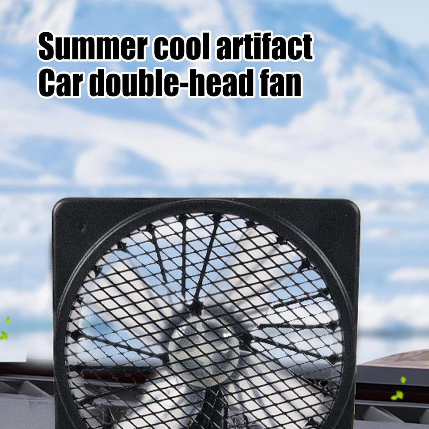 12V USB Luftzirkulator Auto Klimaanlagen Kühlventilator mit 360° Rotation (1+1 GRATIS) – Aurovent