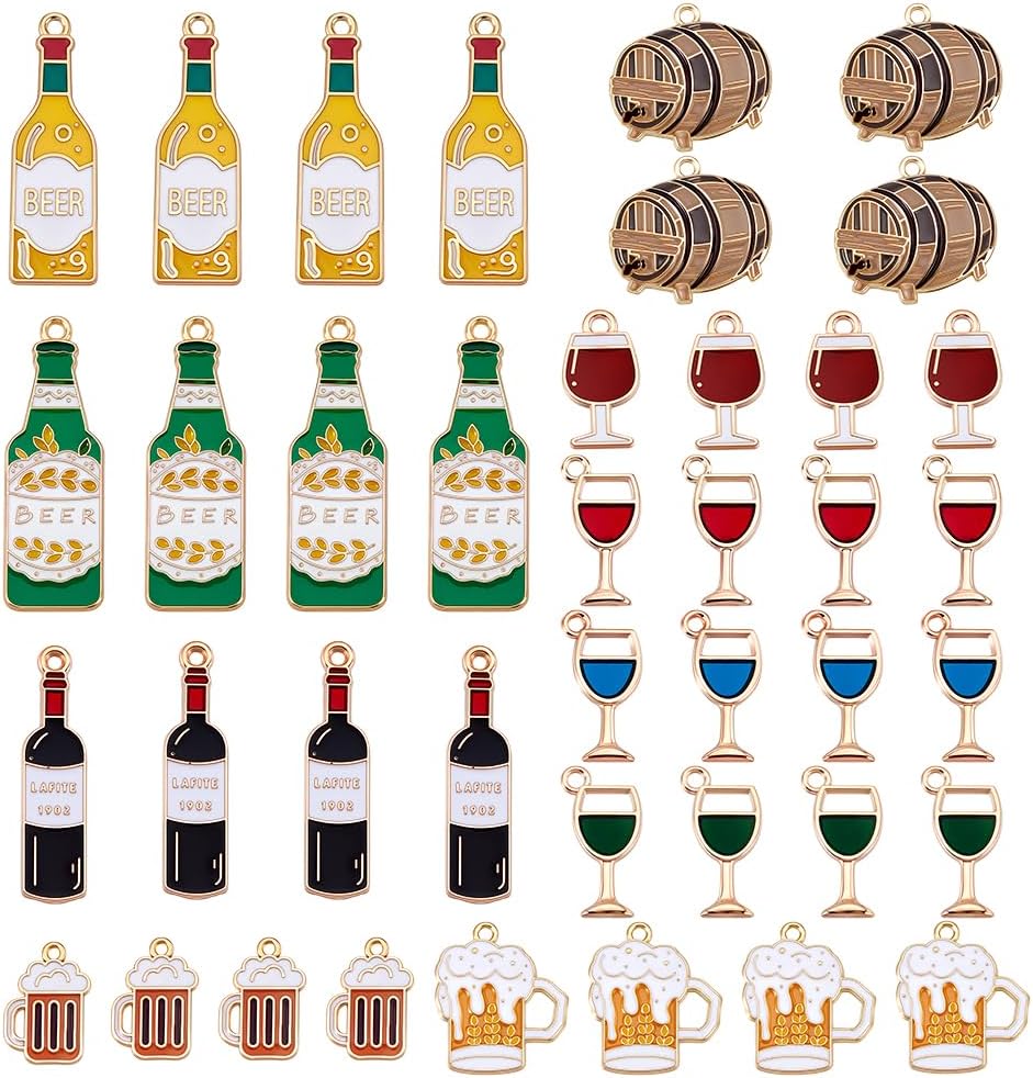Bier & Wein Charm Anhänger (40er-Set) – FestGenuss Oktoberfest 2026
