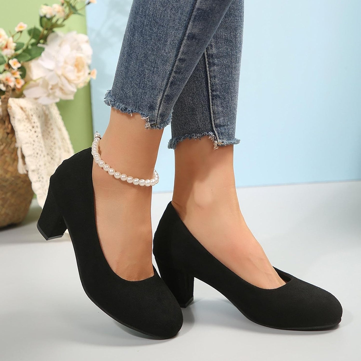 Samt Pumps mit Leopardenmuster – Clara Oktoberfest 2026
