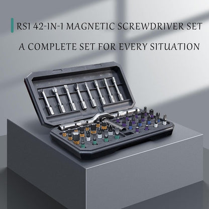 42-in-1 Magnetischer Schraubendreher Set – Präzisionsreparaturwerkzeug-Set mit Bits & Griff – Fixaro