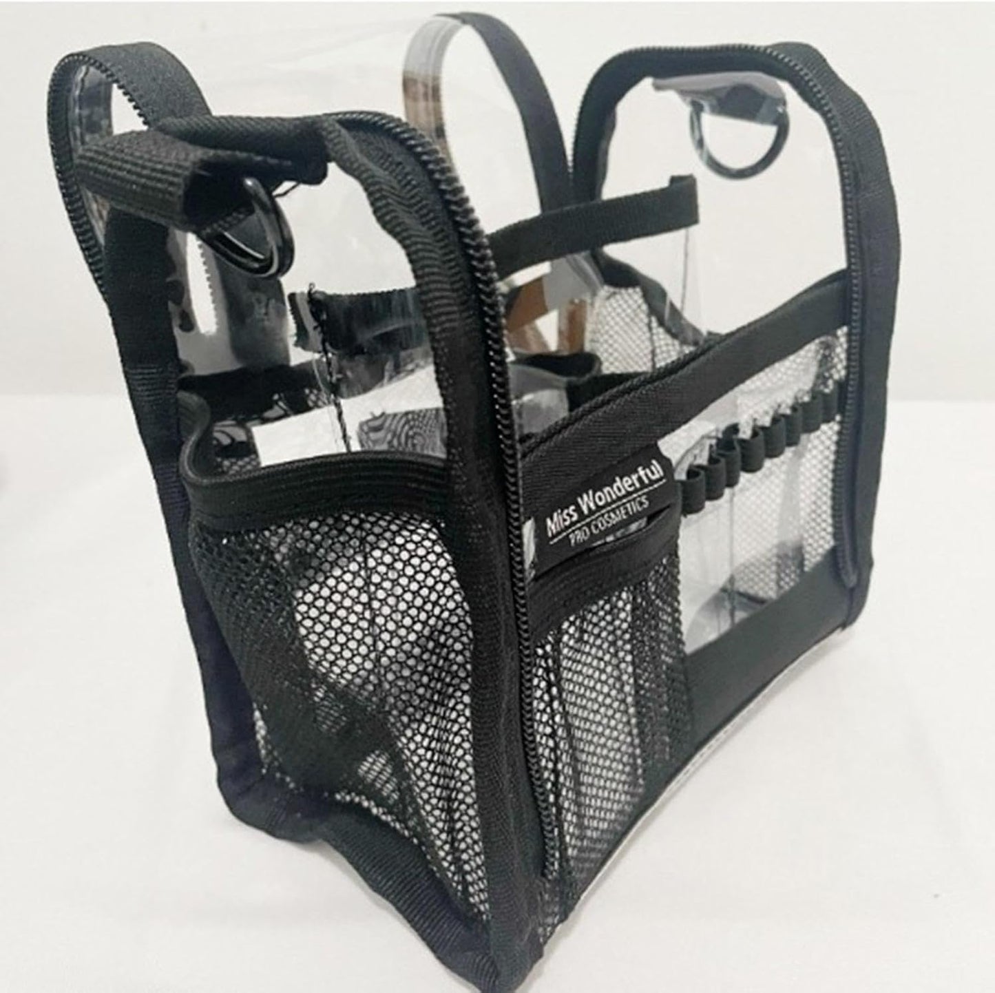Große transparente PVC-Make-up-Tasche für Reisen & den täglichen Gebrauch – Aveline