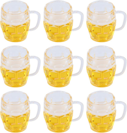 Mini Bierkrüge (12er-Set, Harz) – DekoProst Oktoberfest 2026