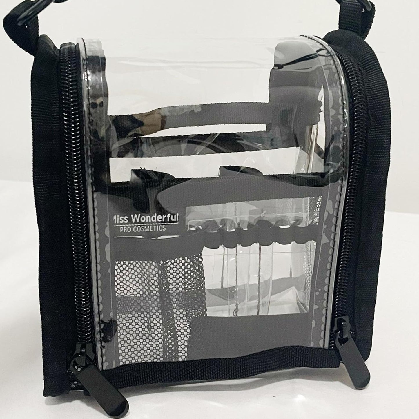 Große transparente PVC-Make-up-Tasche für Reisen & den täglichen Gebrauch – Aveline
