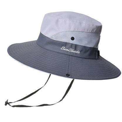 Stylischer Damen UV-Schutz Sonnenhut mit breiter Krempe – Livia