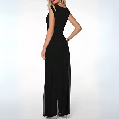 Eleganter Leinen-Jumpsuit für Damen – Sofia im herbstlichen Stil