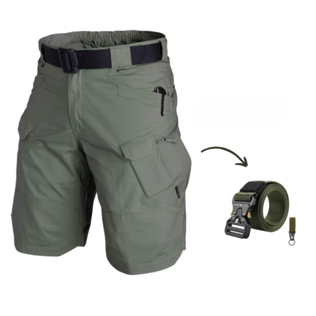 Herren Cargo-Shorts mit 7 Taschen & Gratis Gürtel – Taro